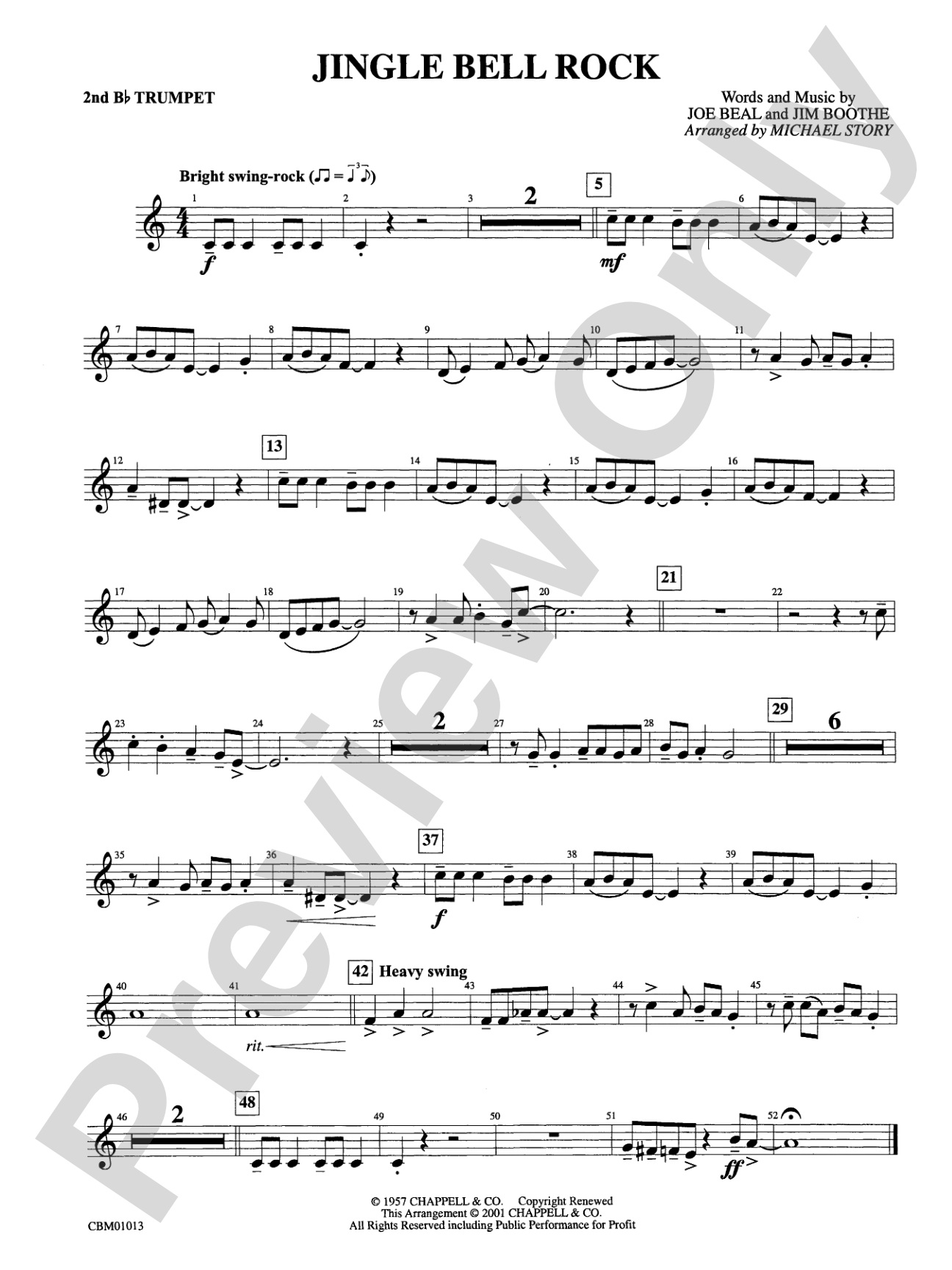 Jingle Bell Rock: 2nd B-flat Trumpet