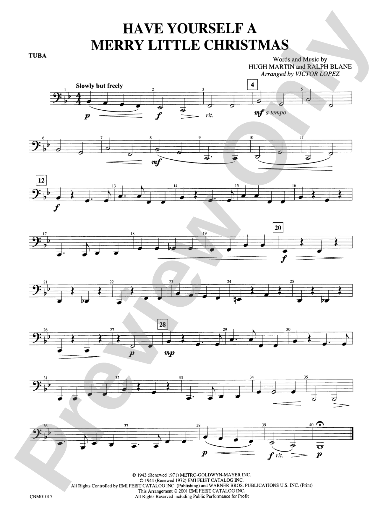 Have Yourself a Merry Little Christmas: Tuba