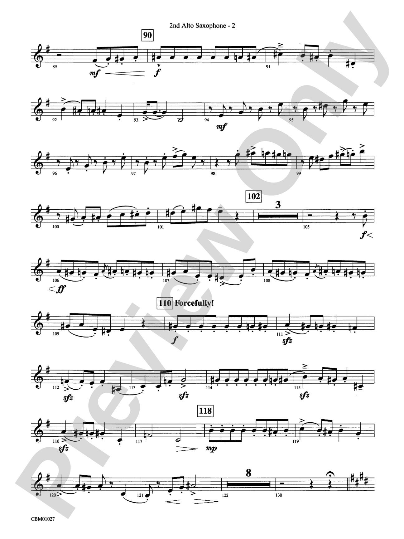 Harry Potter Symphonic Suite: 2nd E-flat Alto Saxophone