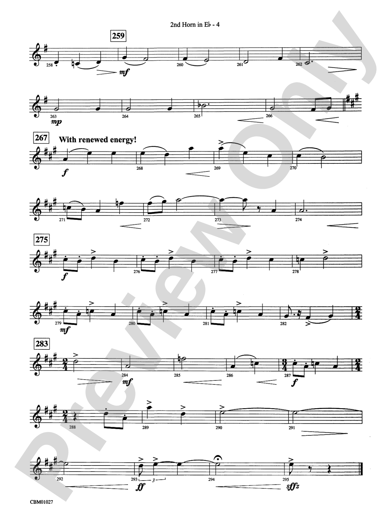 Harry Potter Symphonic Suite: (wp) 2nd Horn in E-flat