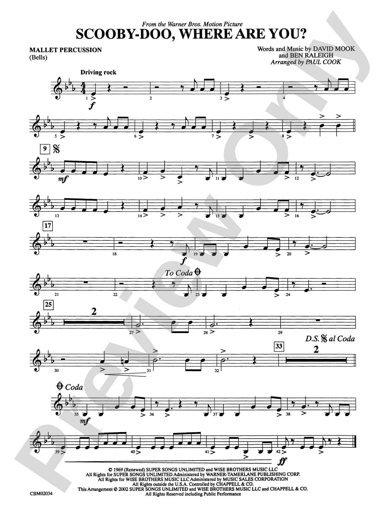 Scooby-Doo, Where Are You?, Theme from: Mallets