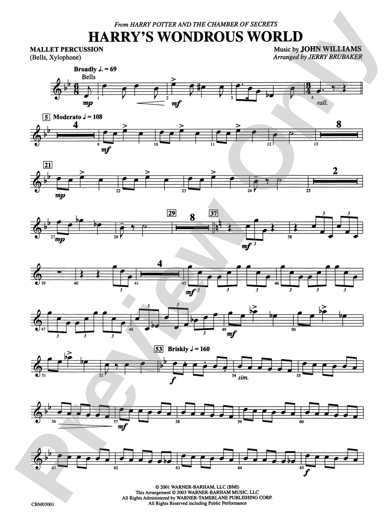 Harry's Wondrous World (from Harry Potter and the Chamber of Secrets): Mallets