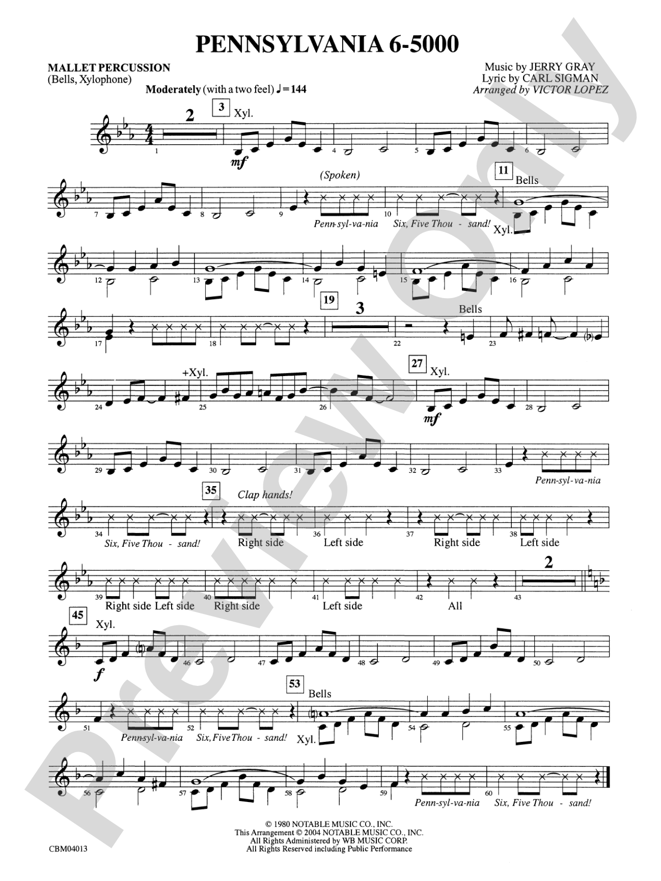 Pennsylvania 6-5000: Mallets
