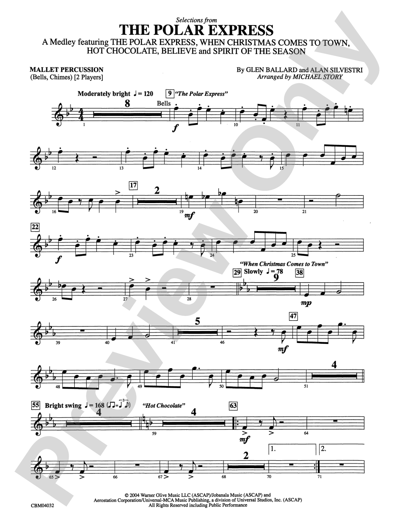 The Polar Express, Selections from: Mallets