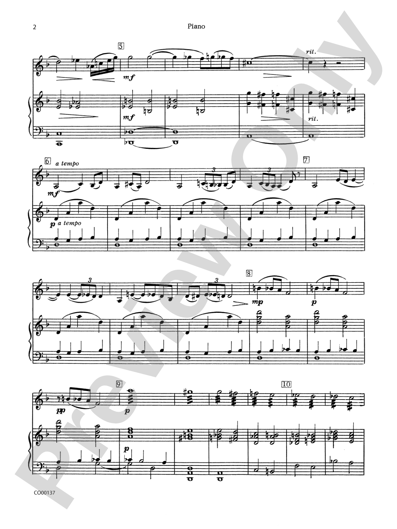 Berceuse and Finale (from the Firebird Suite): Piano Accompaniment