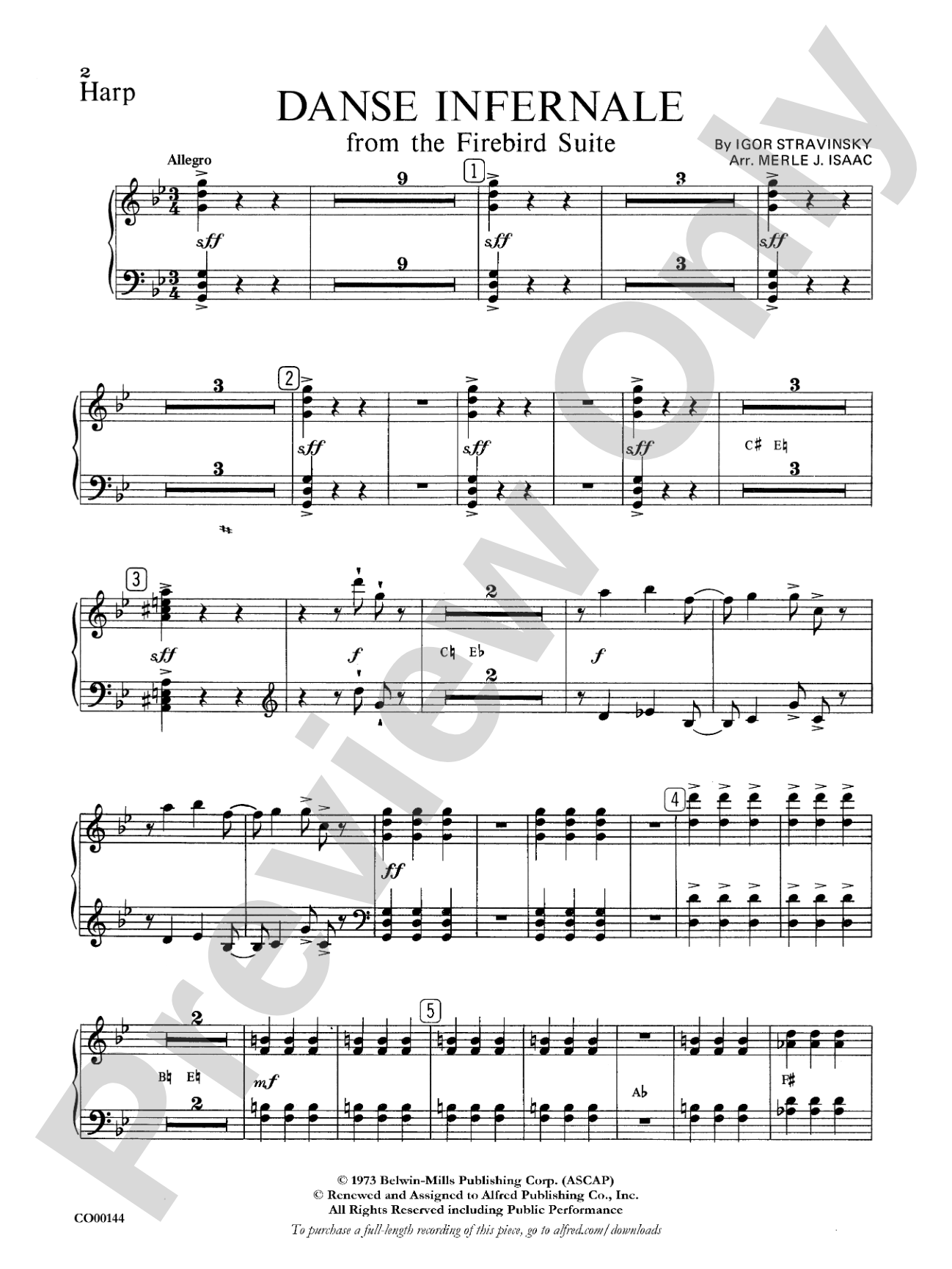 Danse Infernale: Harp