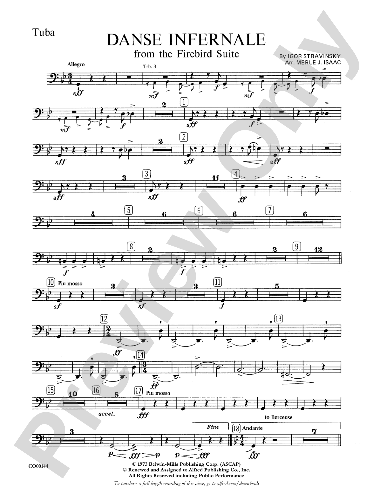 Danse Infernale: Tuba