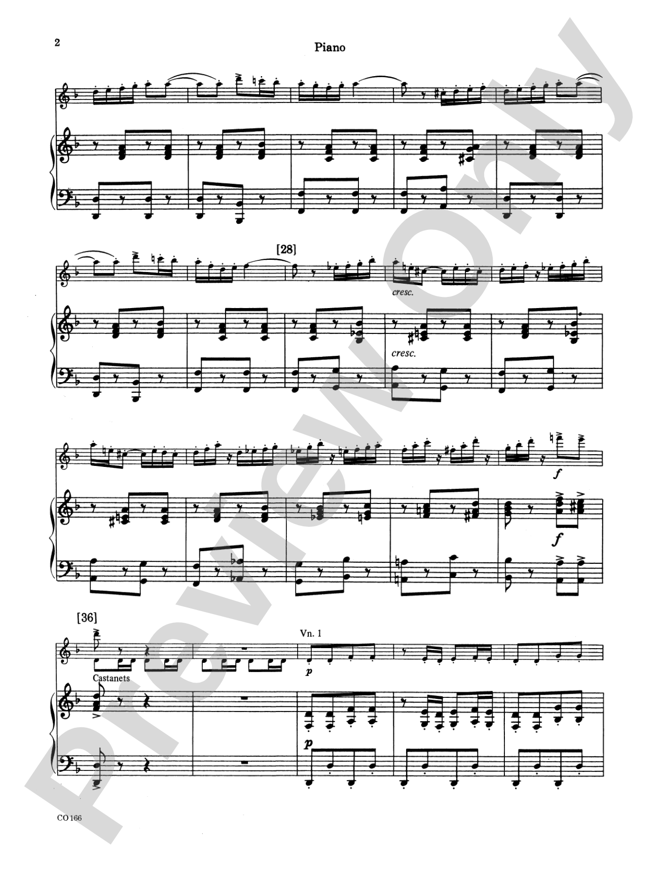 Bacchanale from Samson and Delilah: Piano Accompaniment