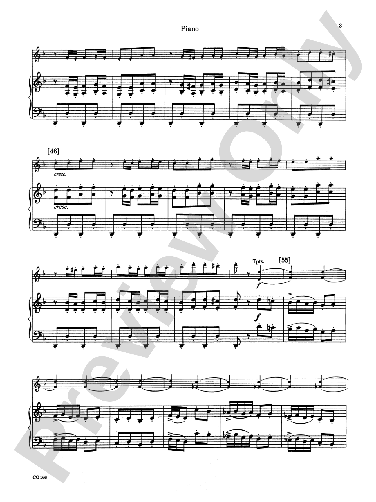 Bacchanale from Samson and Delilah: Piano Accompaniment