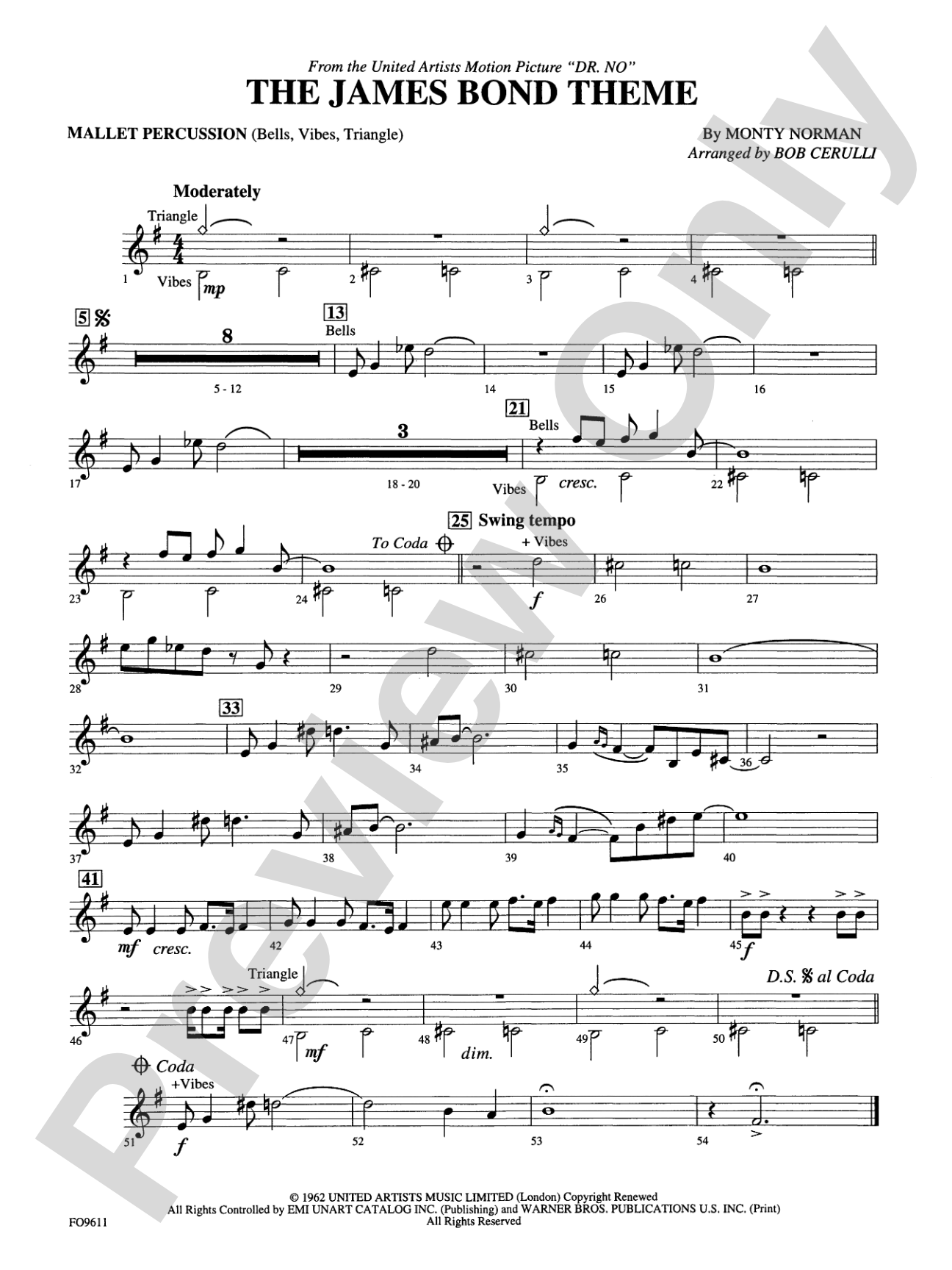 The James Bond Theme: Mallets