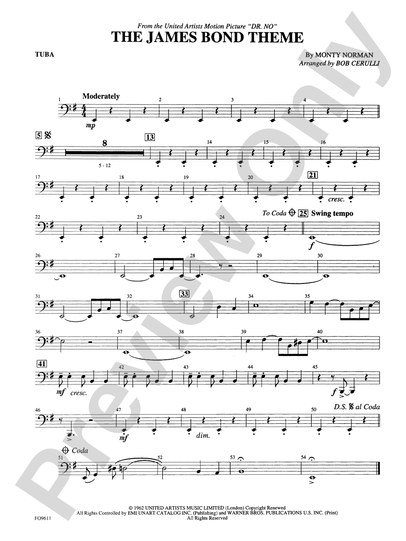The James Bond Theme: Tuba