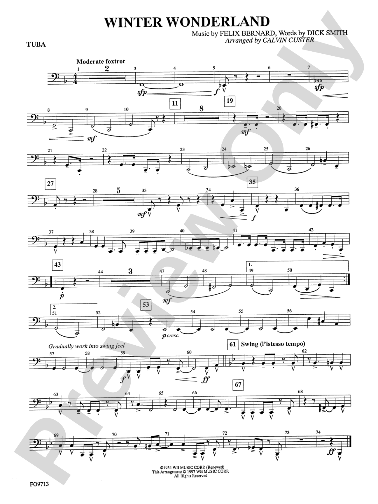 Winter Wonderland: Tuba