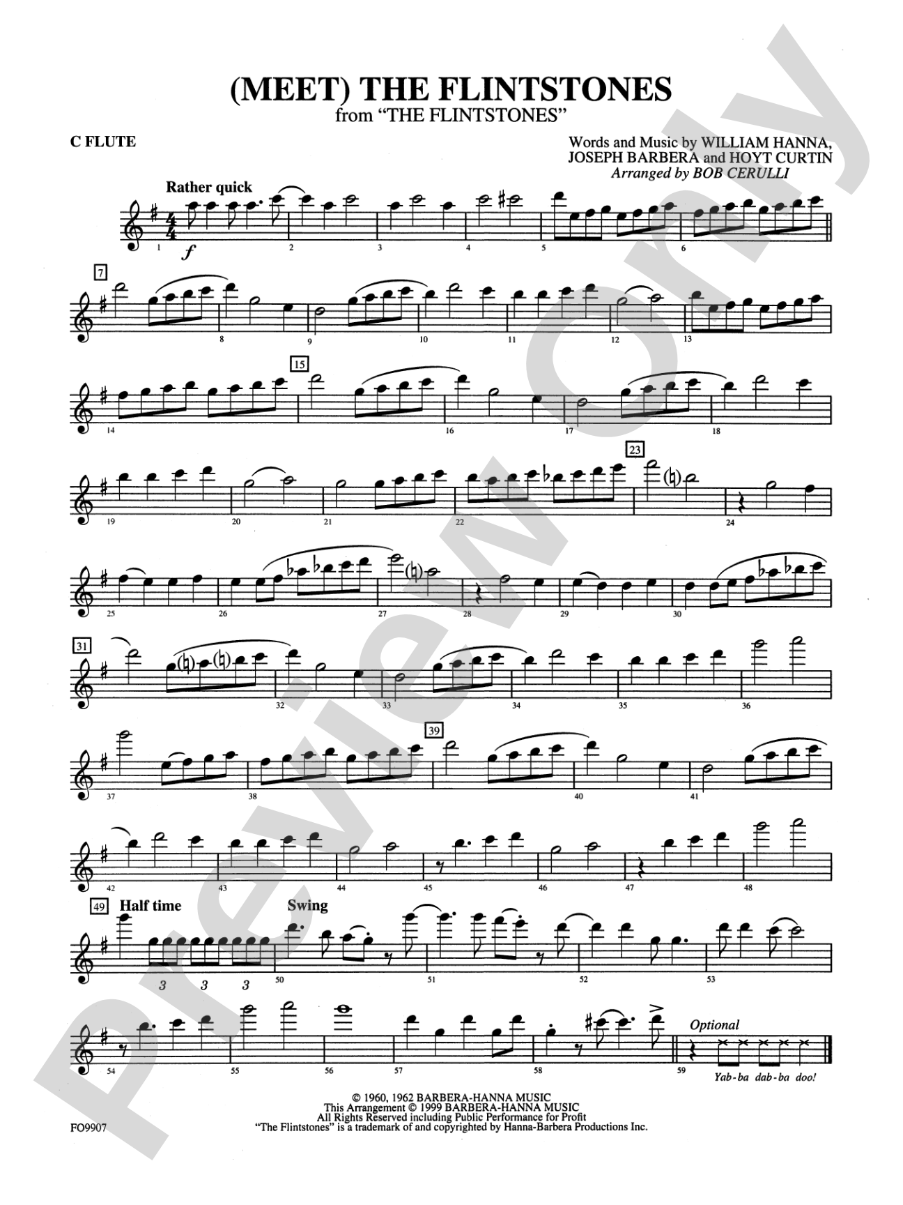 (Meet) The Flintstones: Flute
