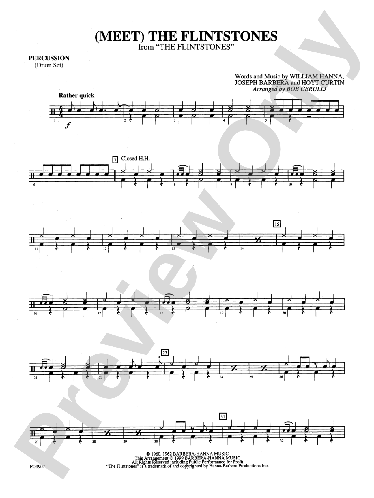 (Meet) The Flintstones: 1st Percussion