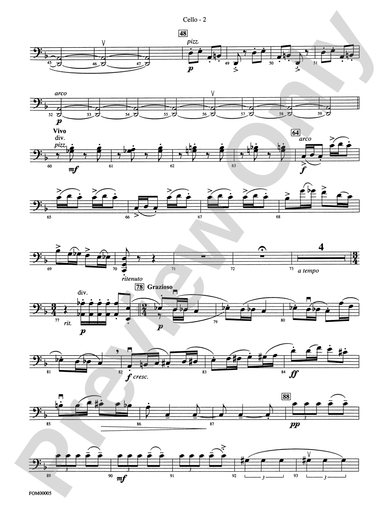 An American in Paris Suite: Cello