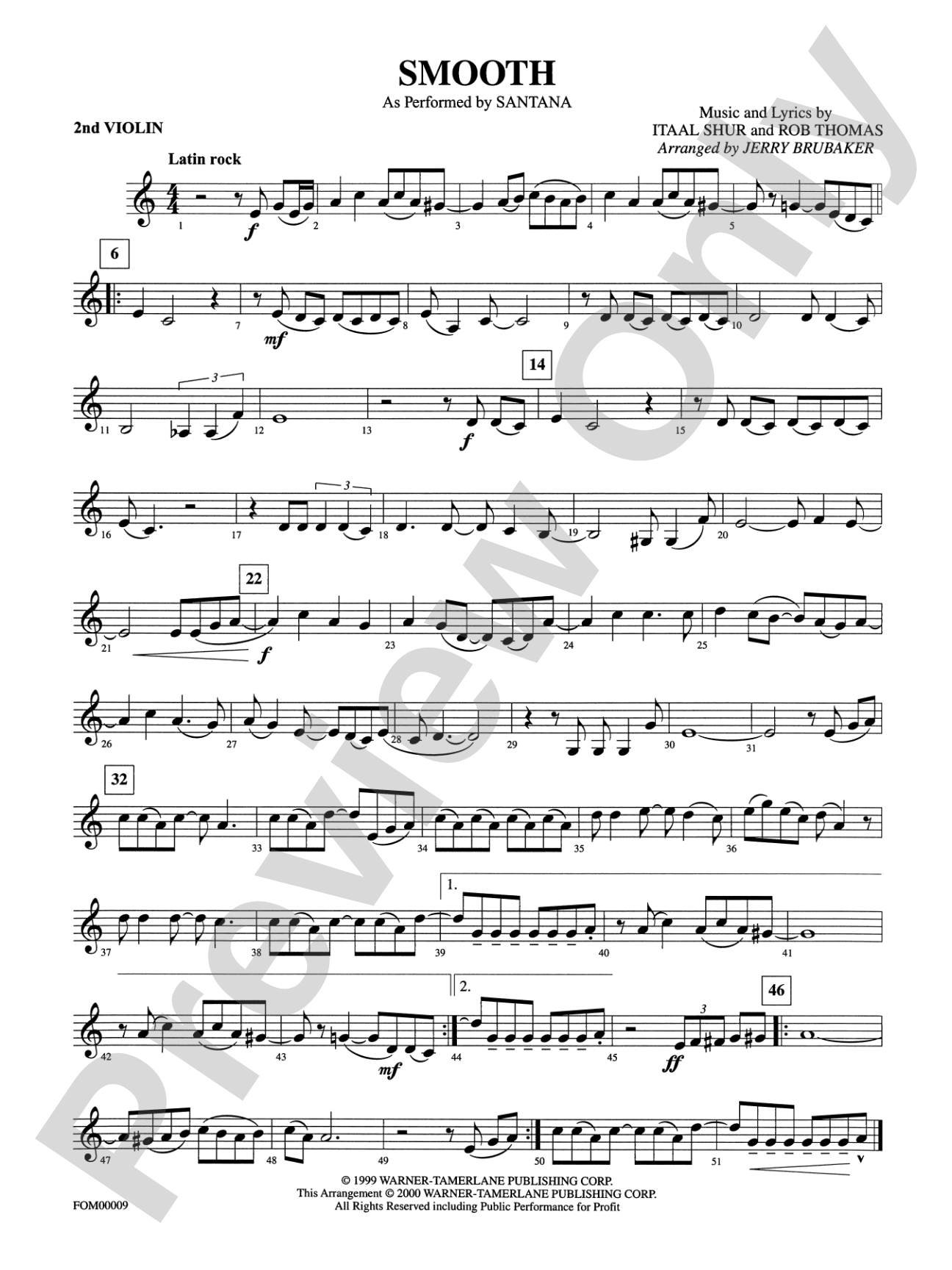 Smooth: 2nd Violin