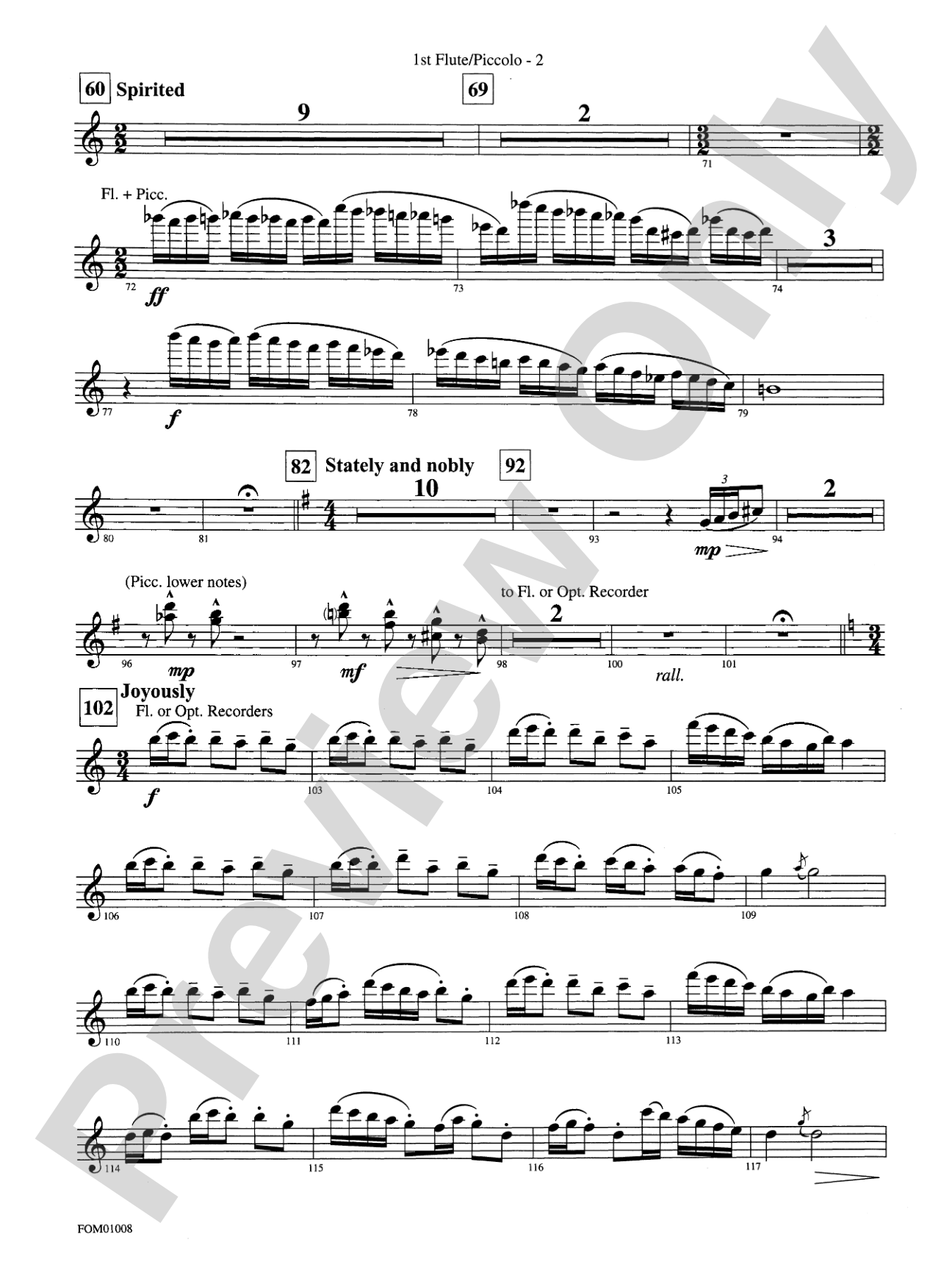 Harry Potter Symphonic Suite: Flute