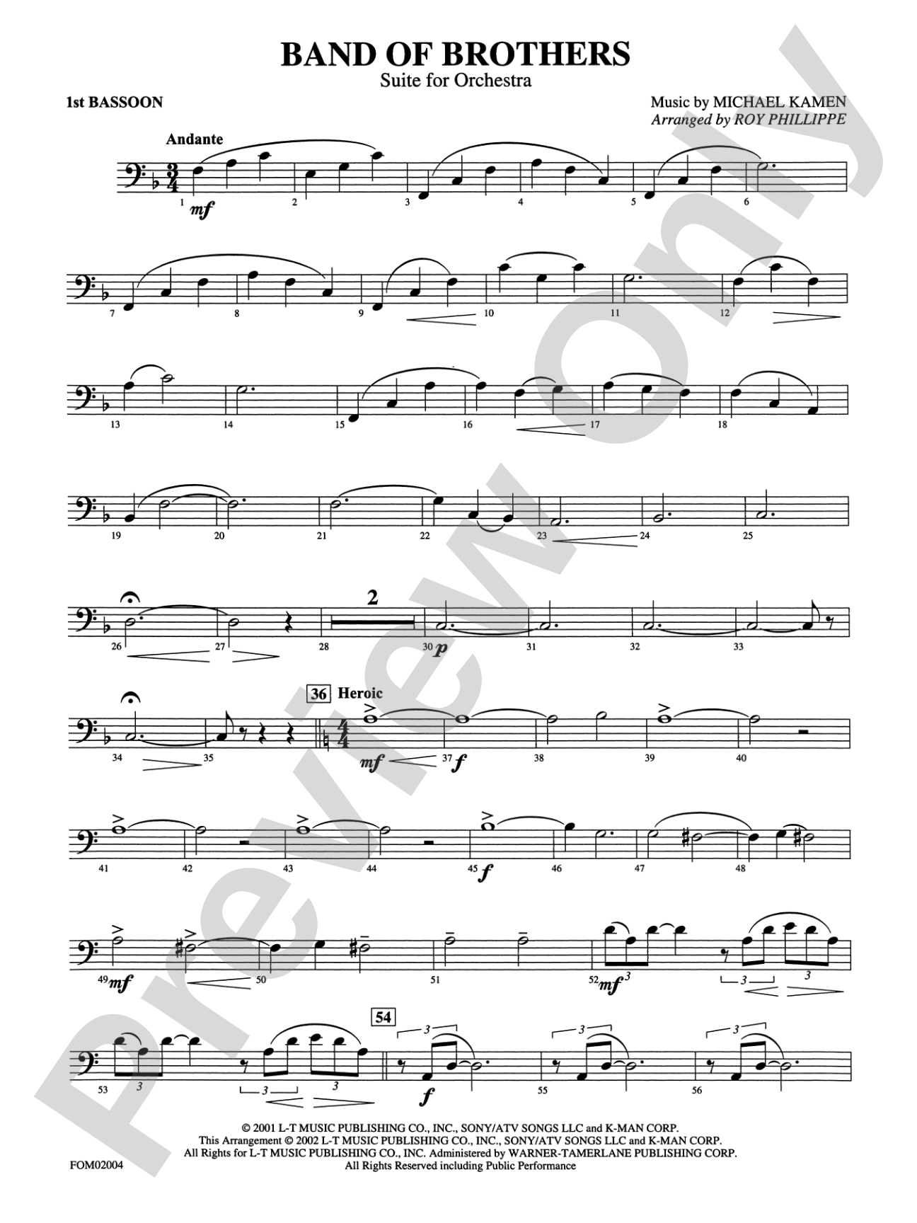 Band of Brothers: Bassoon