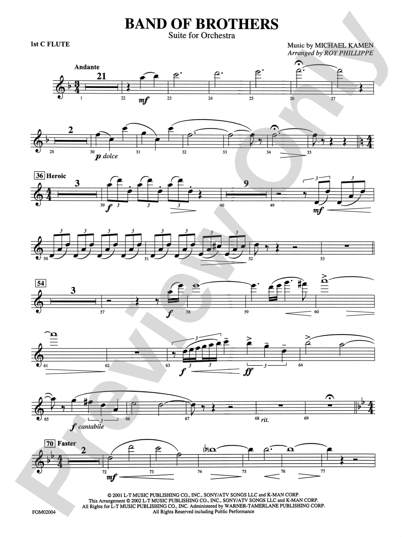 Band of Brothers: Flute