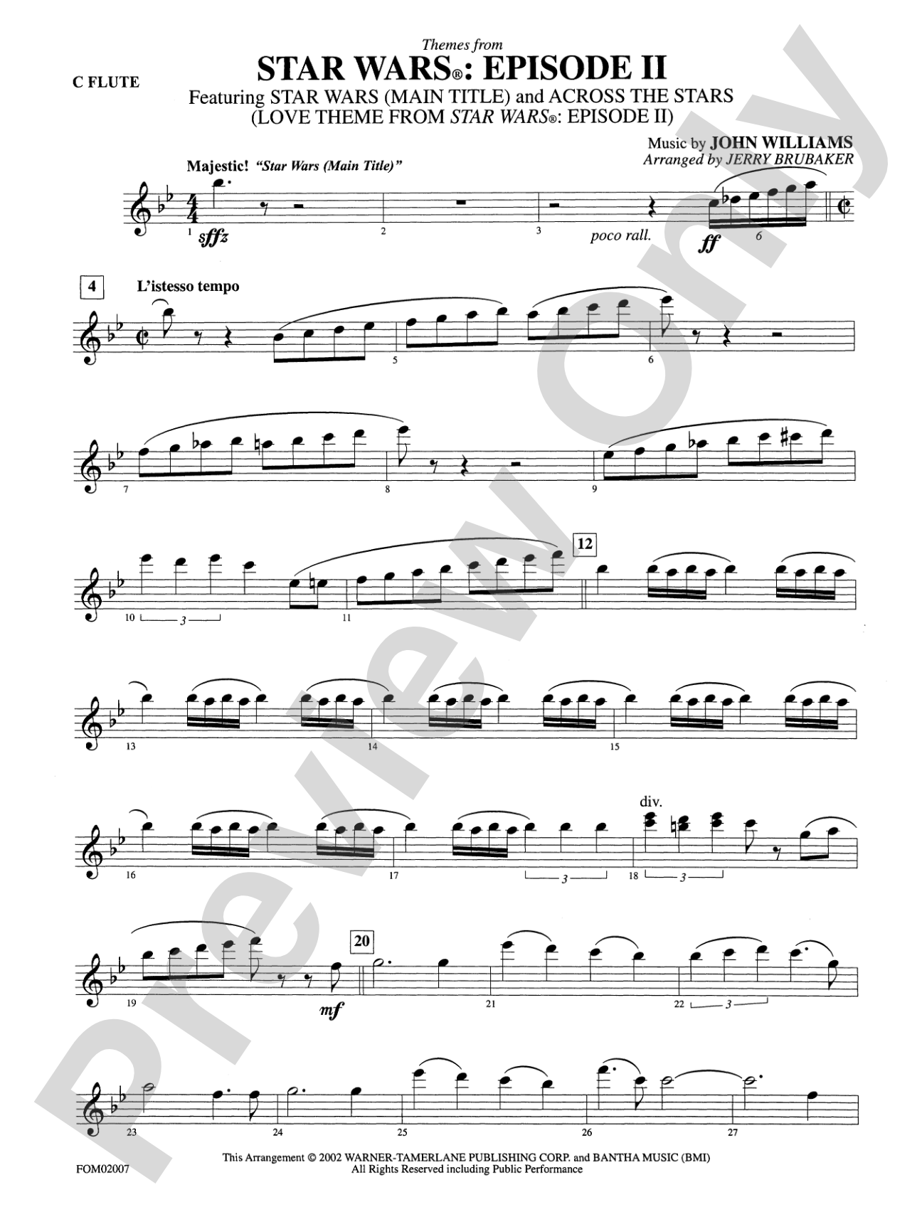 Star Wars®: Episode II Attack of the Clones: Flute