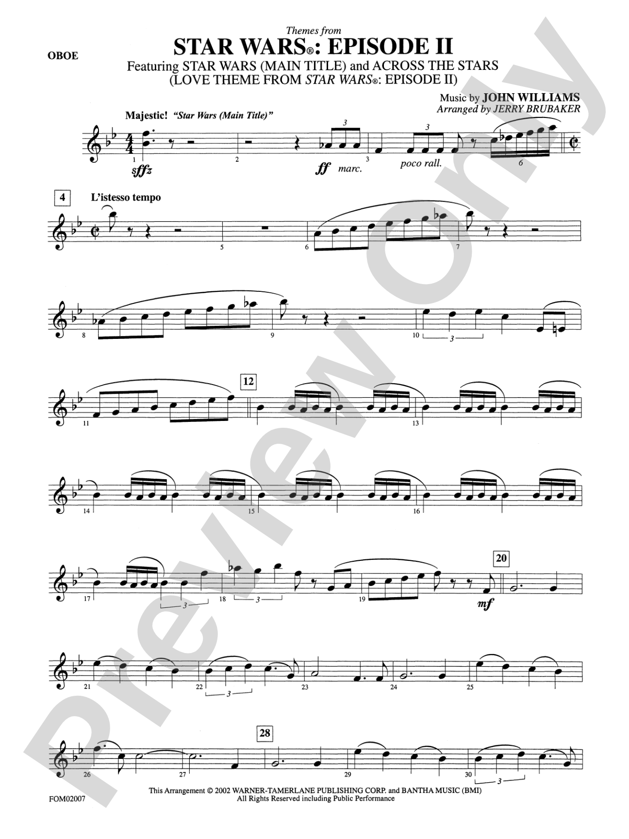 Star Wars®: Episode II Attack of the Clones: Oboe