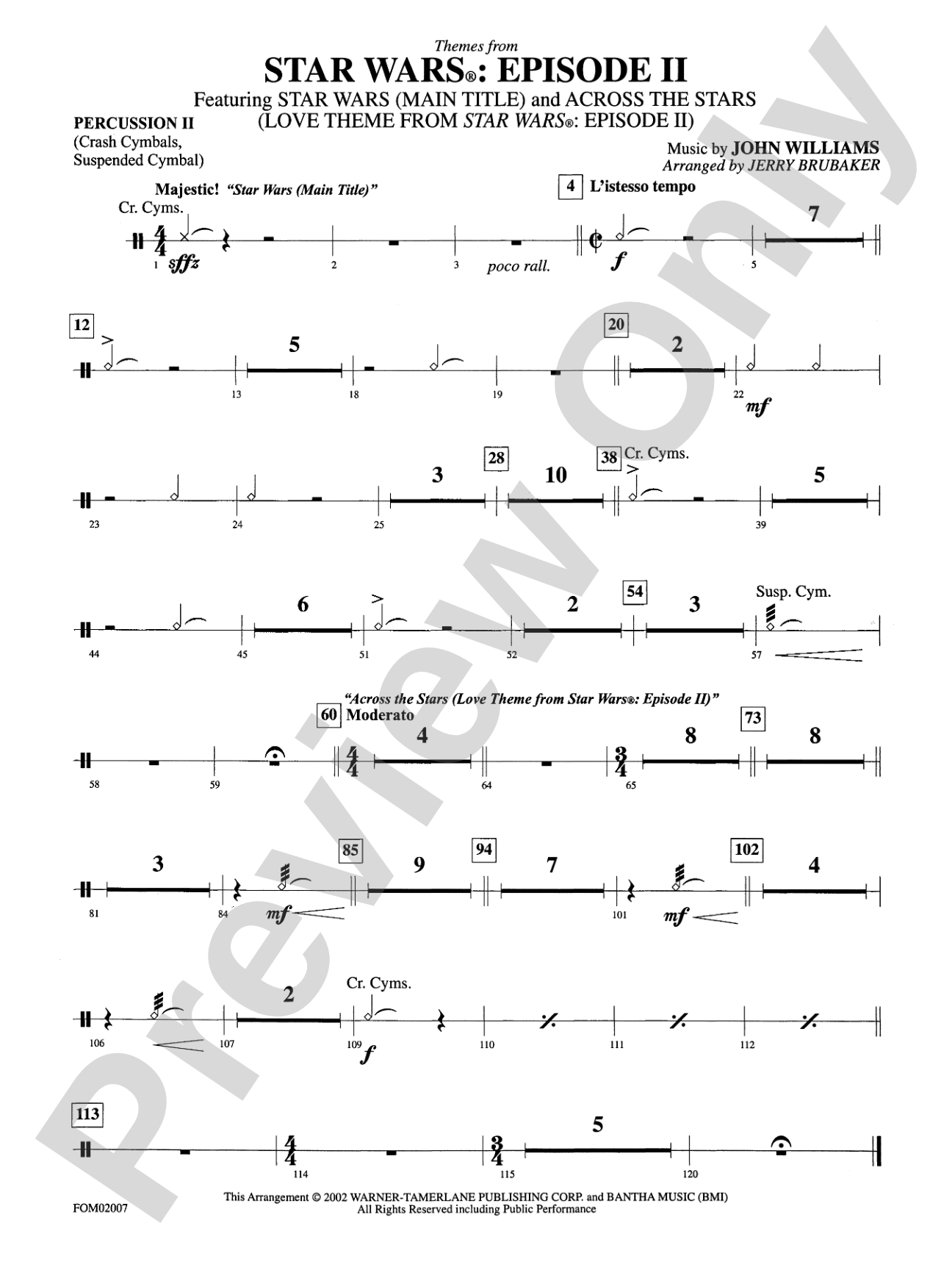 Star Wars®: Episode II Attack of the Clones: 2nd Percussion
