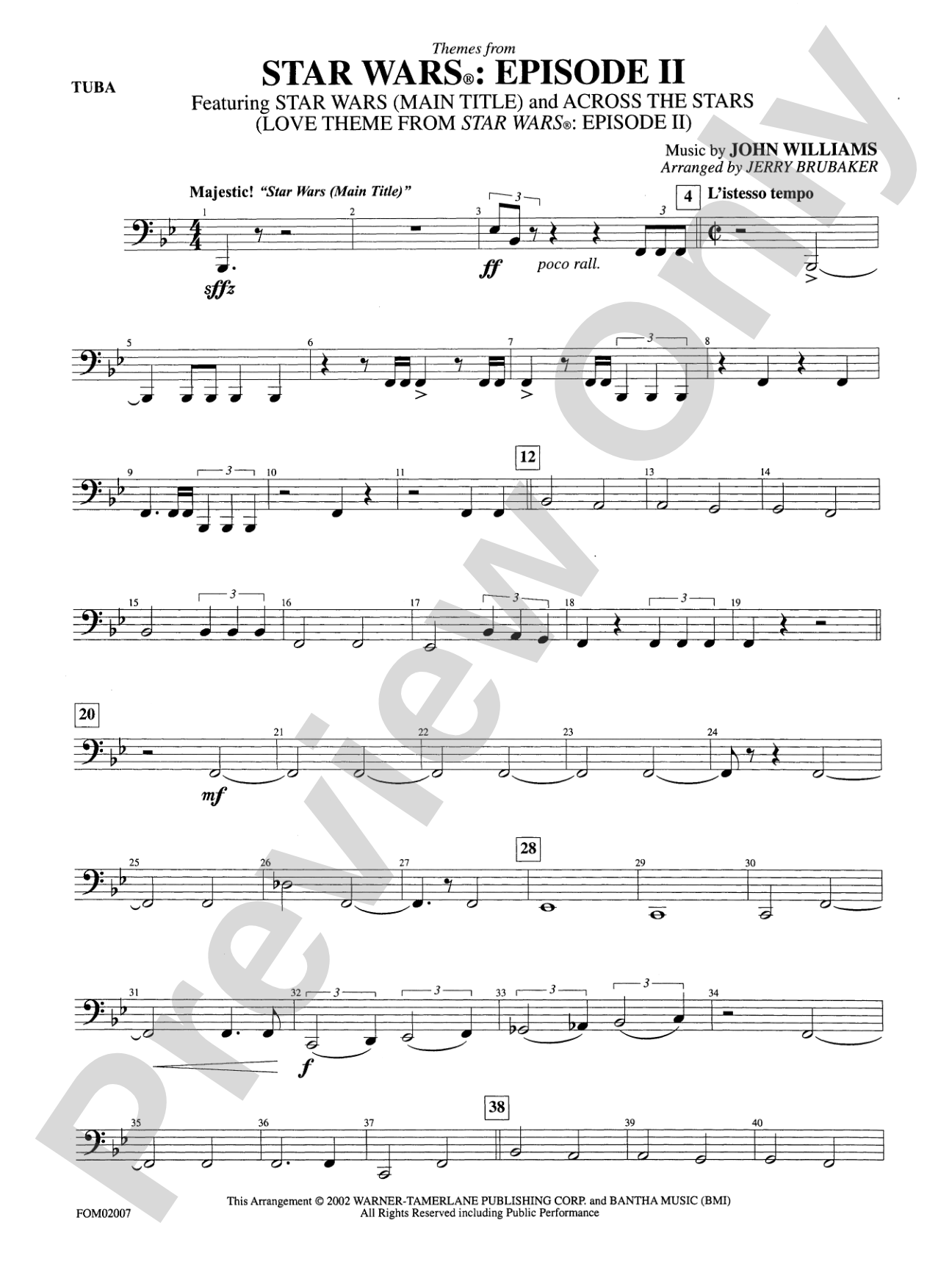 Star Wars®: Episode II Attack of the Clones: Tuba
