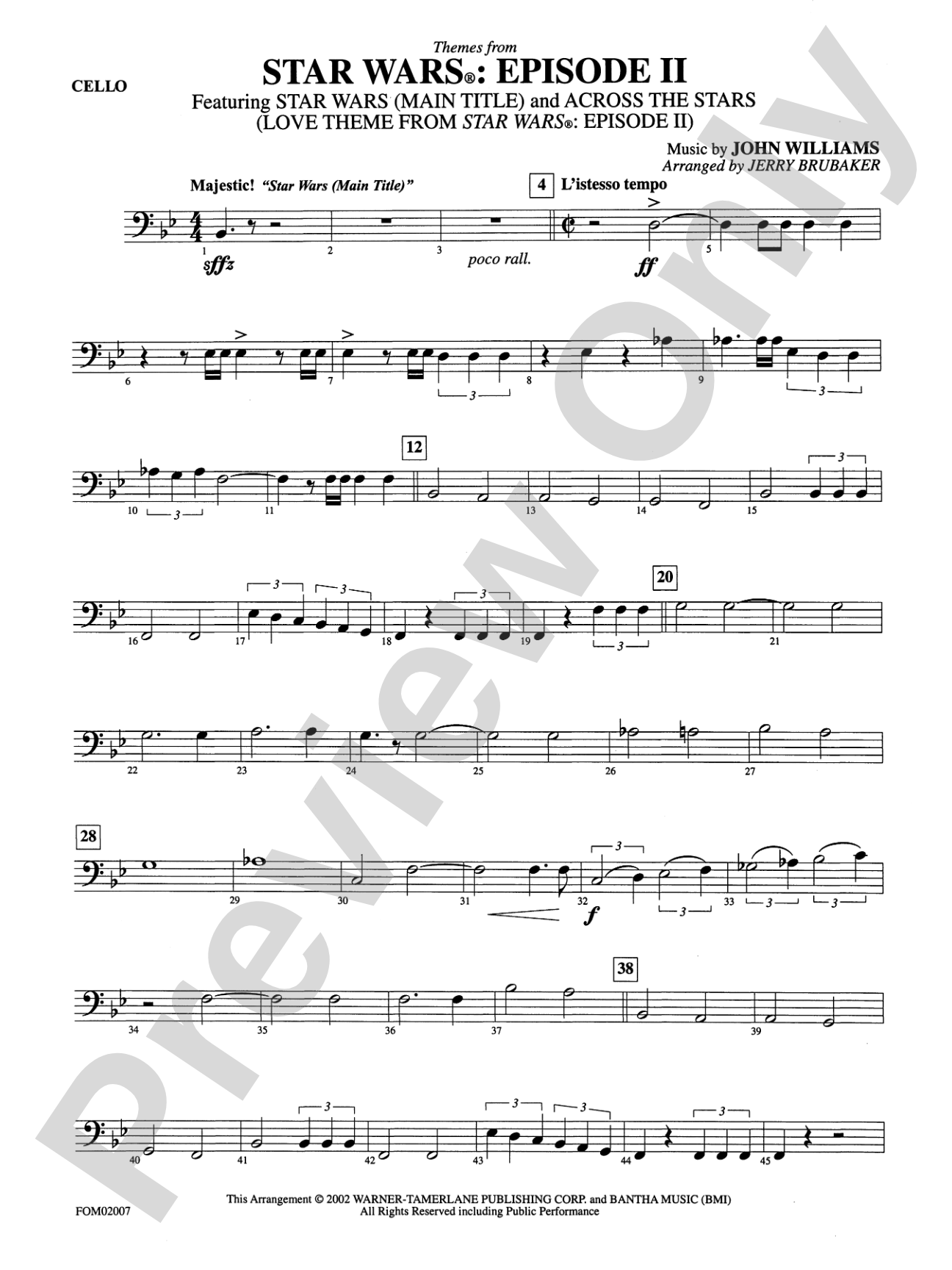 Star Wars®: Episode II Attack of the Clones: Cello