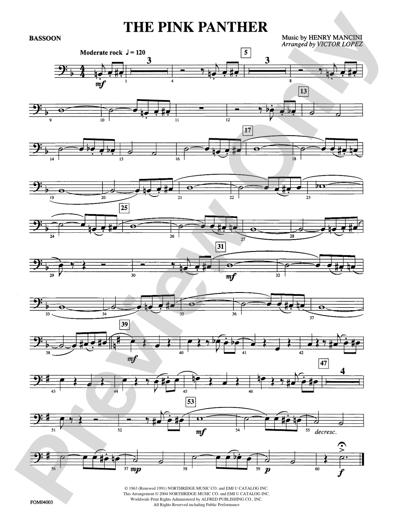 The Pink Panther: Bassoon