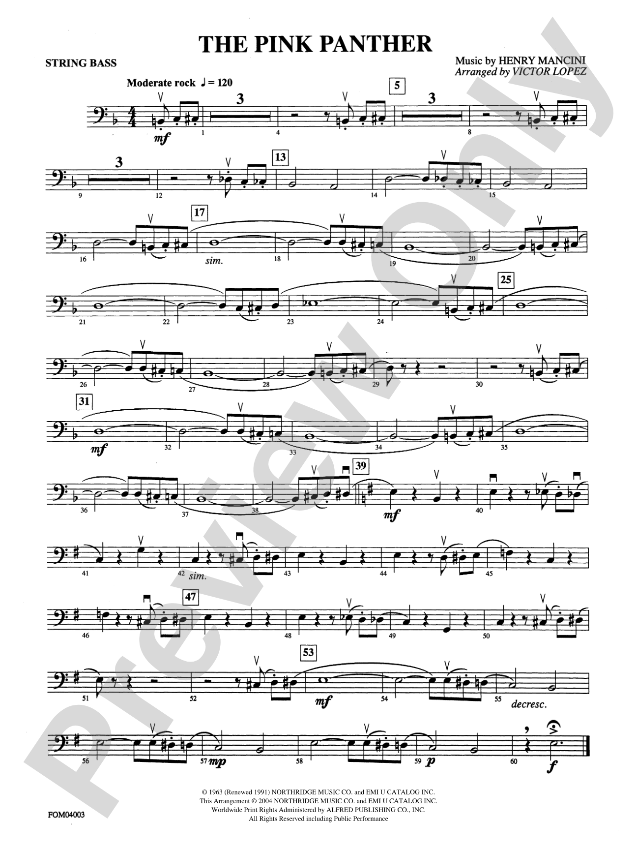 The Pink Panther: String Bass