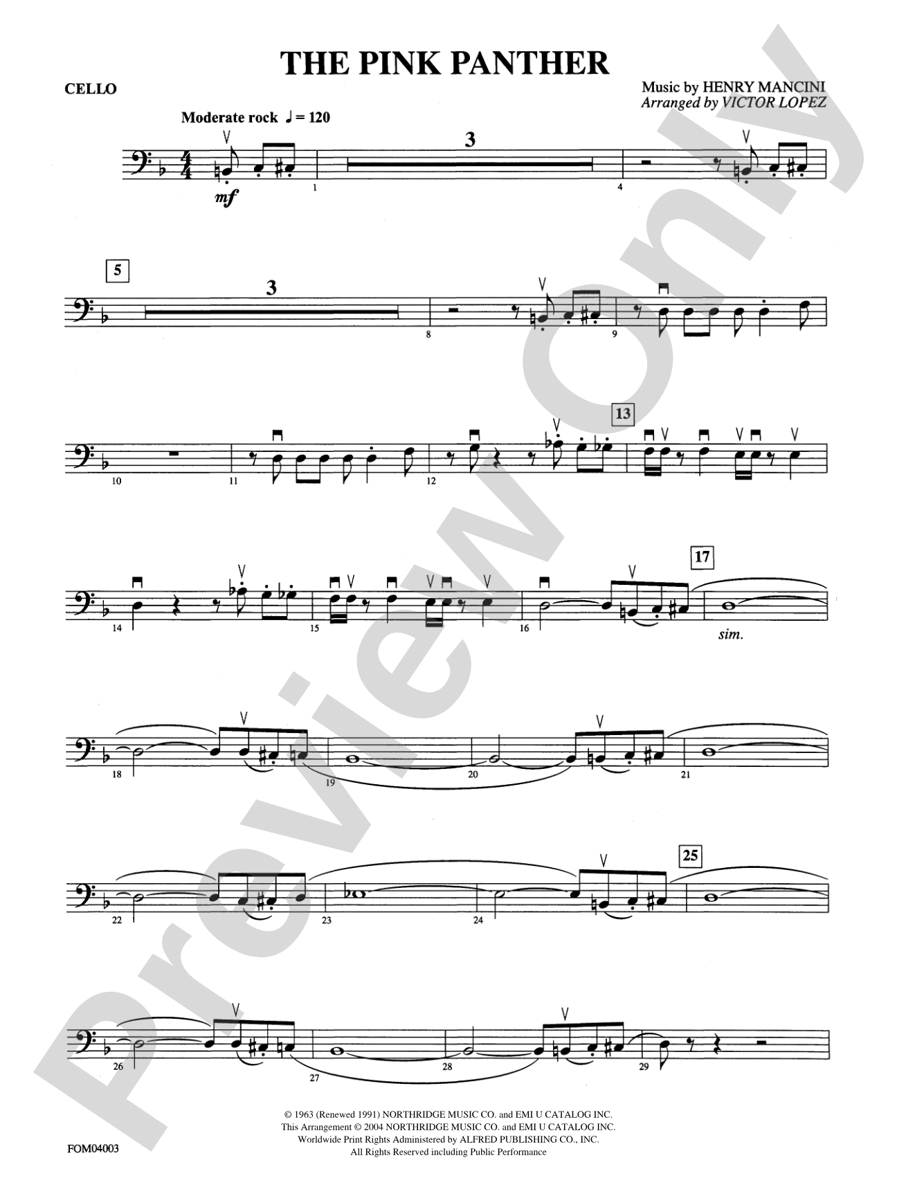 The Pink Panther: Cello