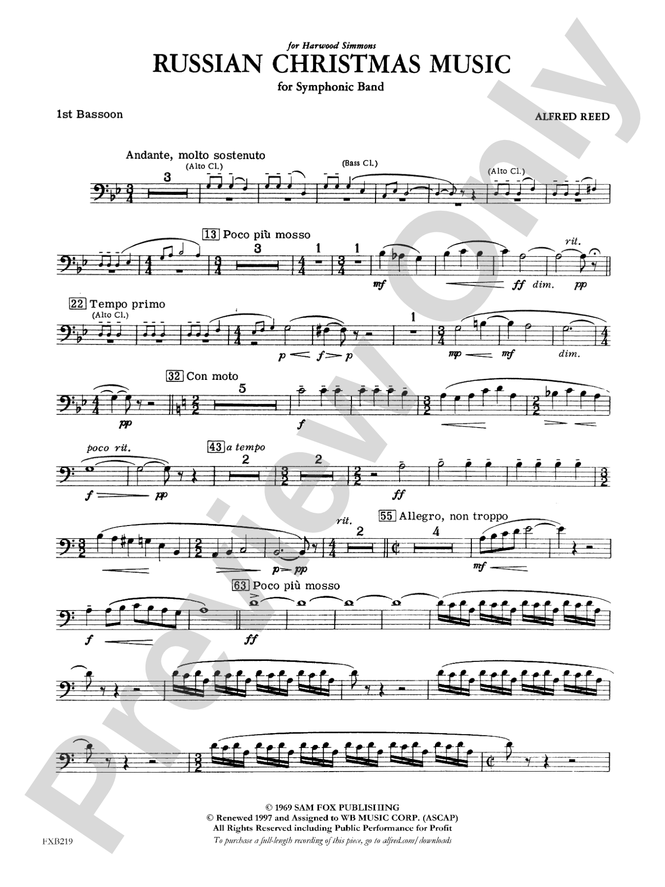 Russian Christmas Music: Bassoon