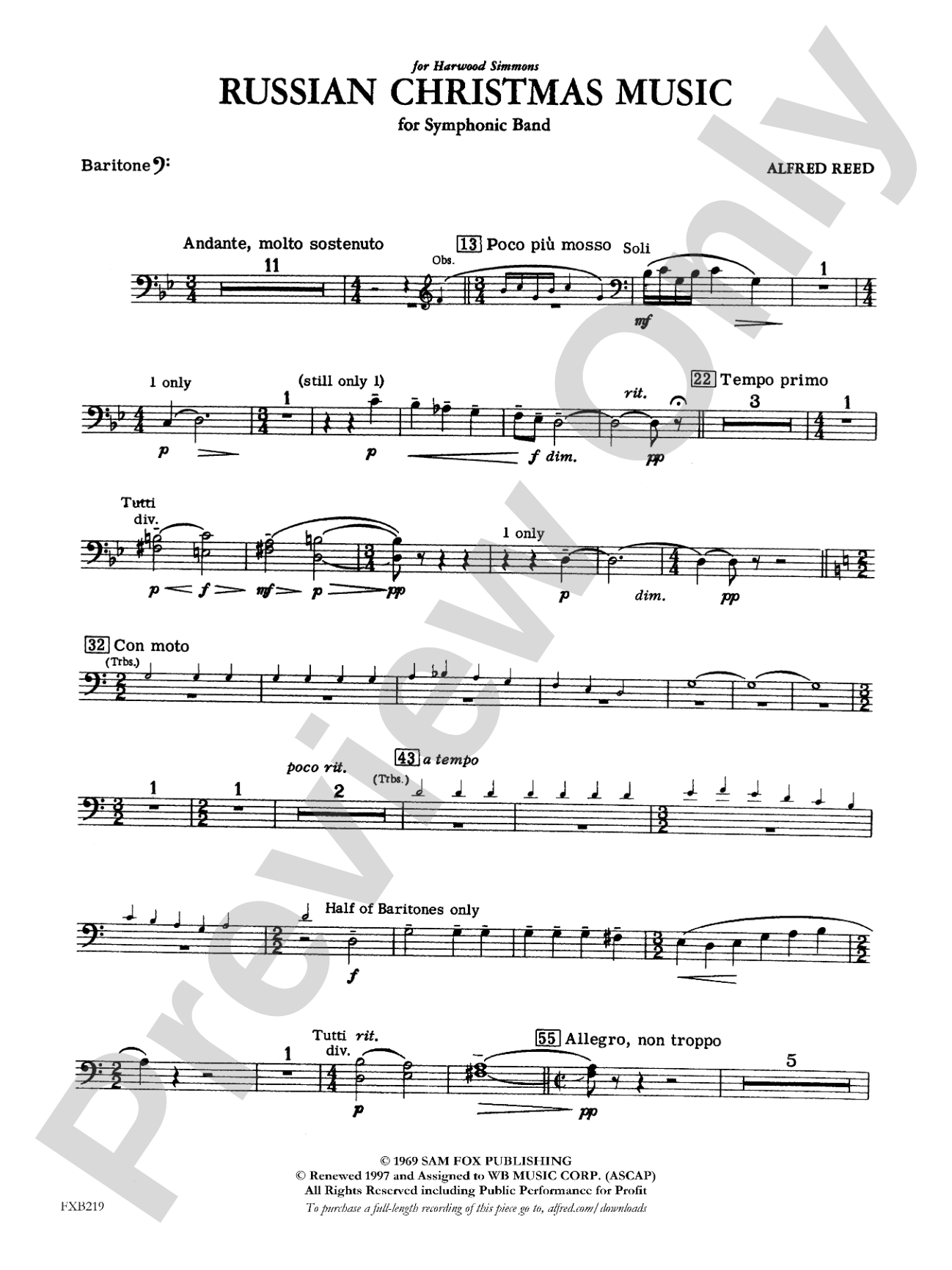 Russian Christmas Music: Baritone B.C.