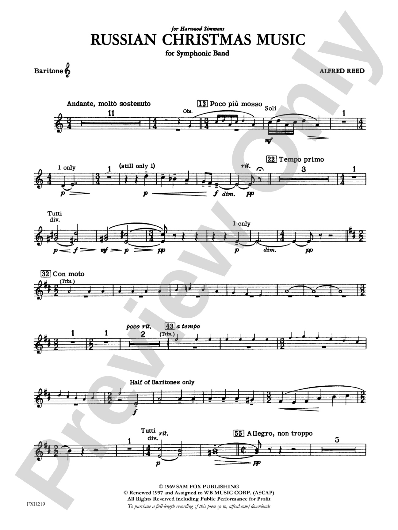 Russian Christmas Music: Baritone T.C.