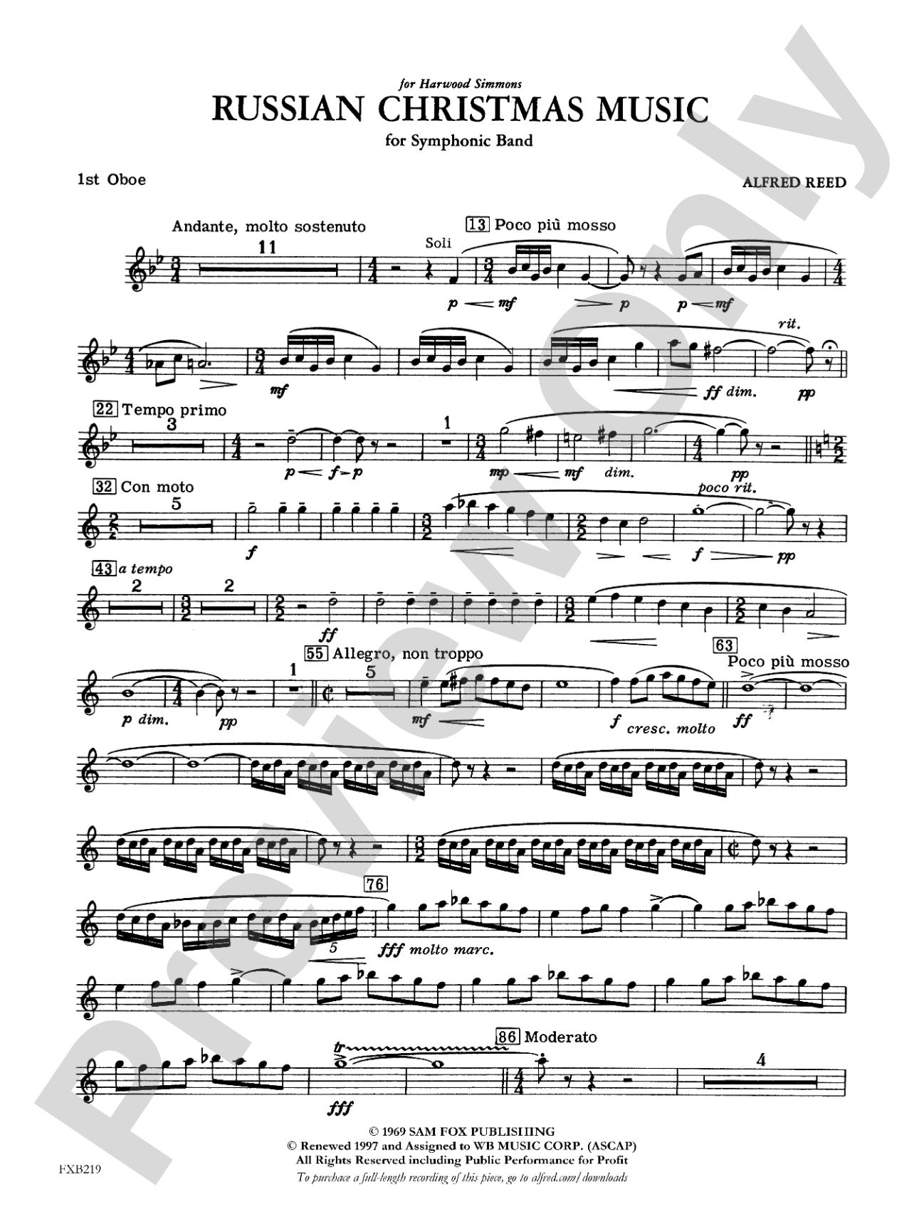 Russian Christmas Music: Oboe