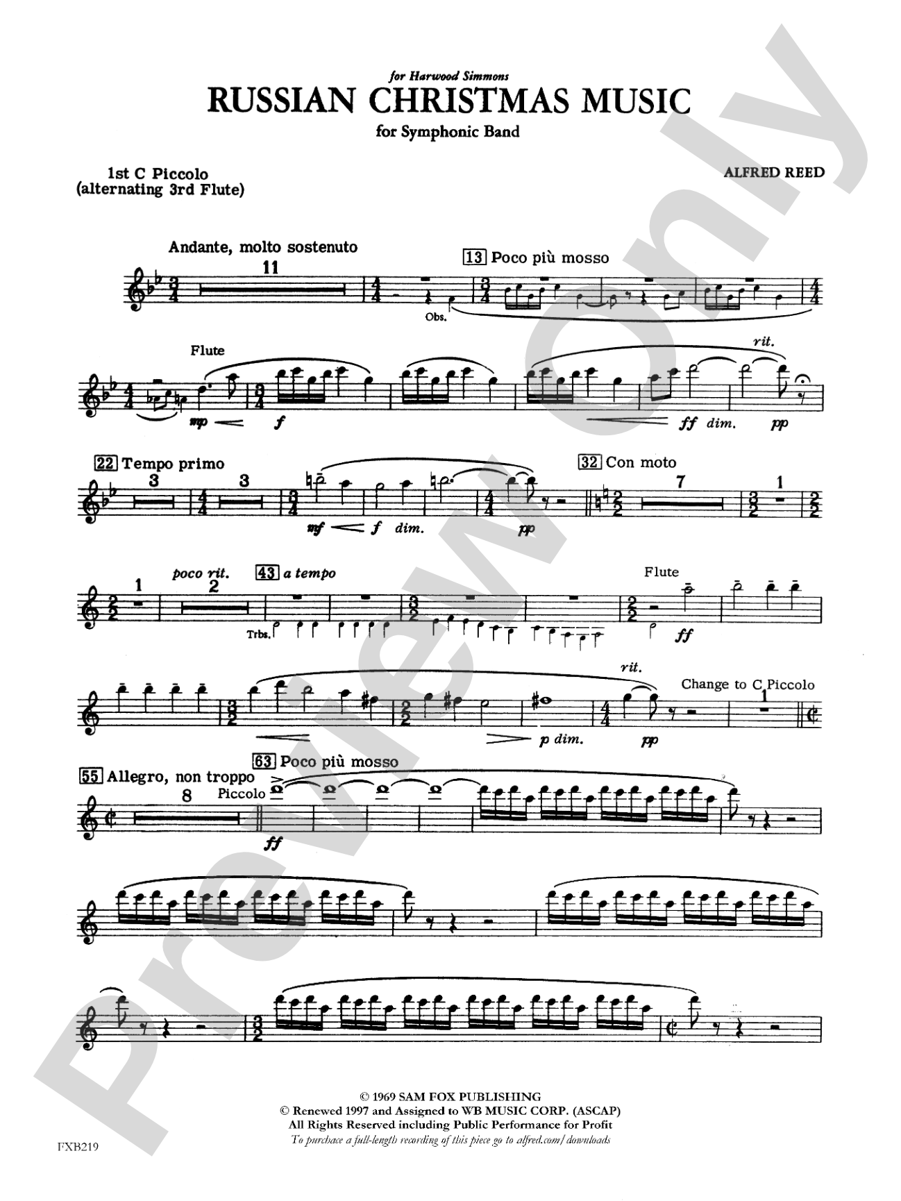 Russian Christmas Music: Piccolo