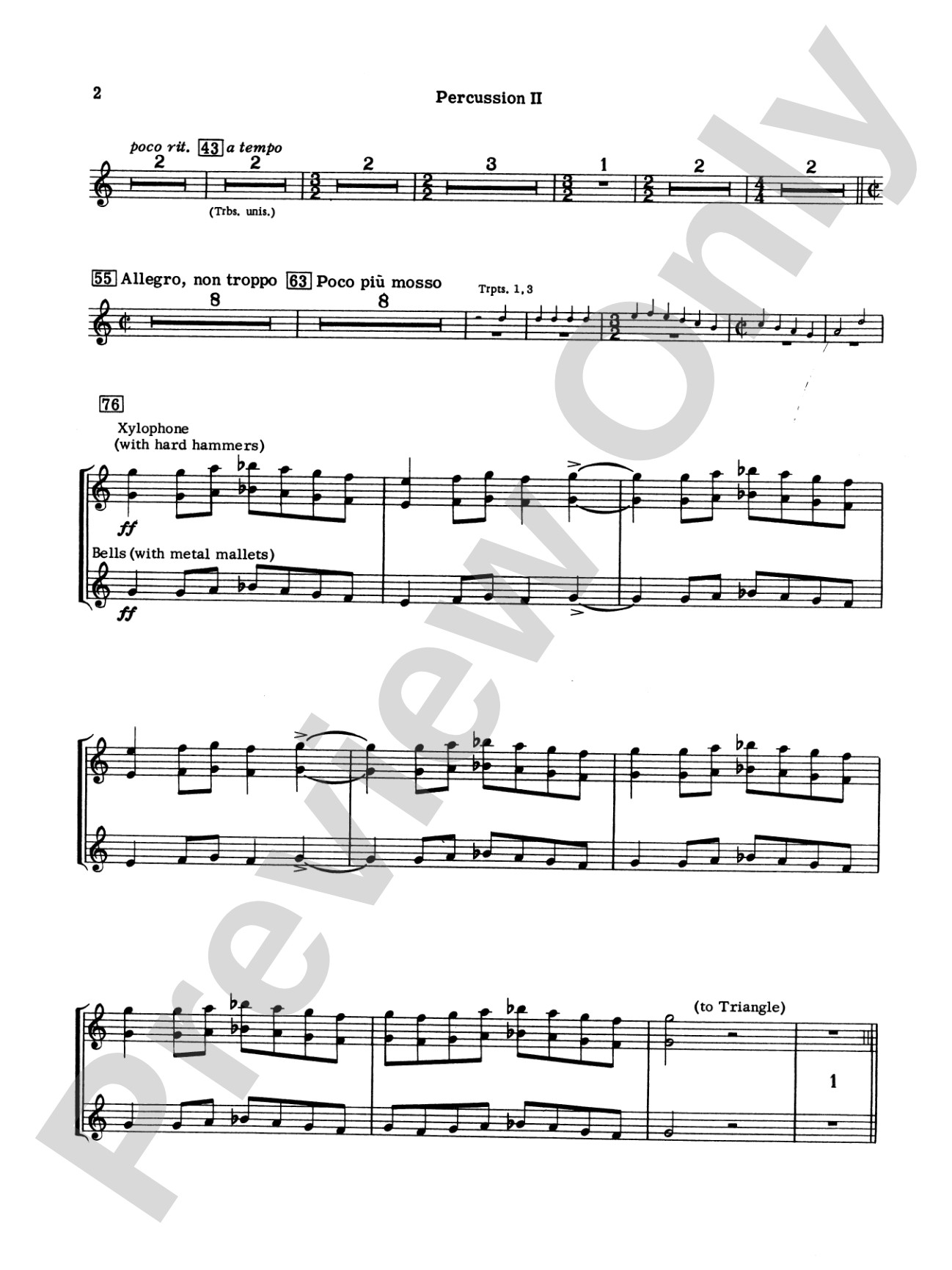 Russian Christmas Music: 2nd Percussion