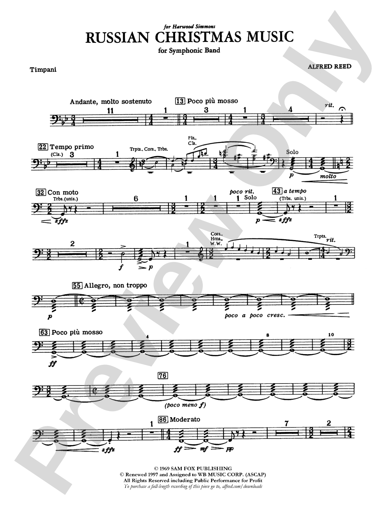 Russian Christmas Music: Timpani