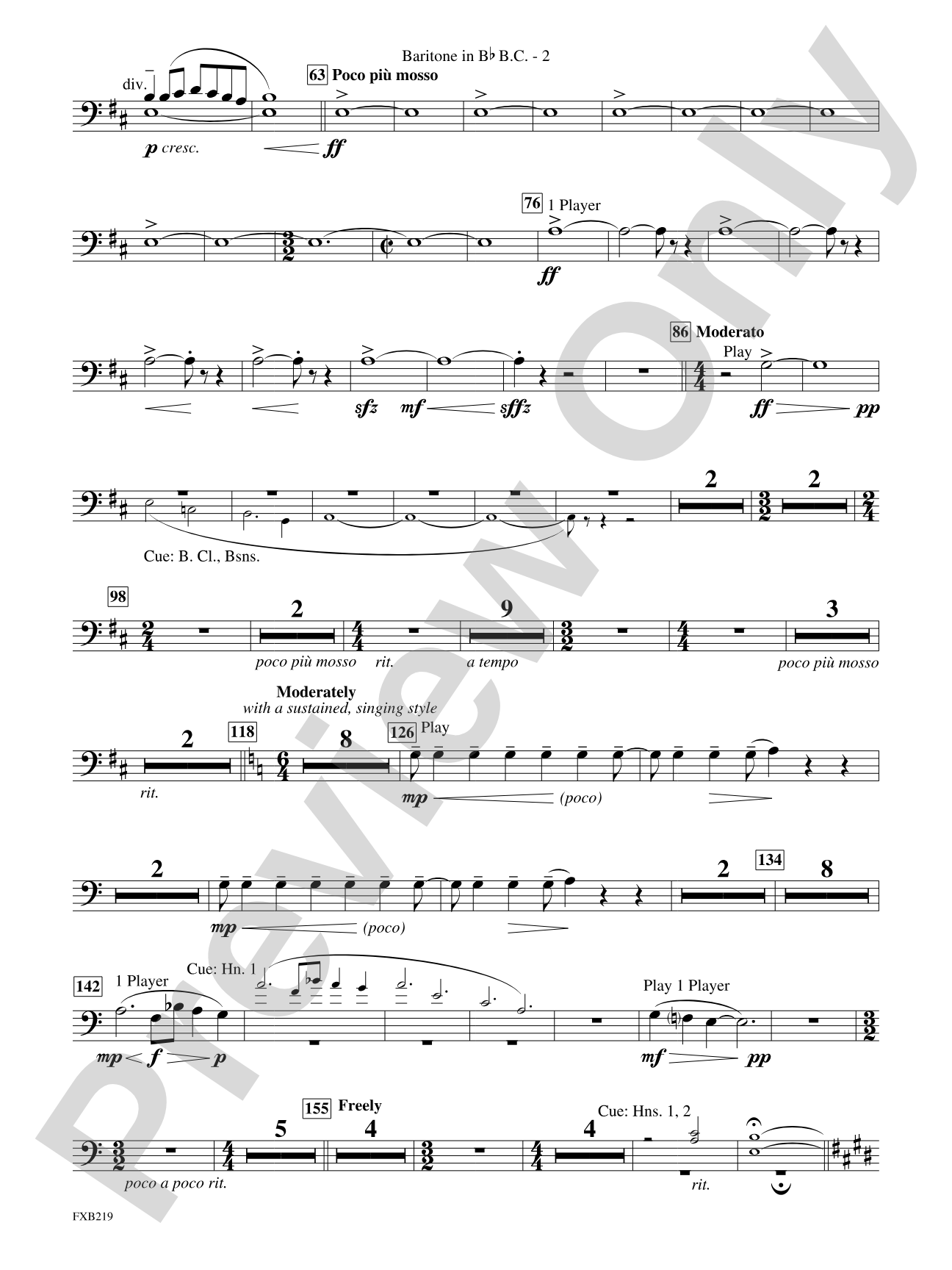 Russian Christmas Music: (wp) B-flat Baritone B.C.