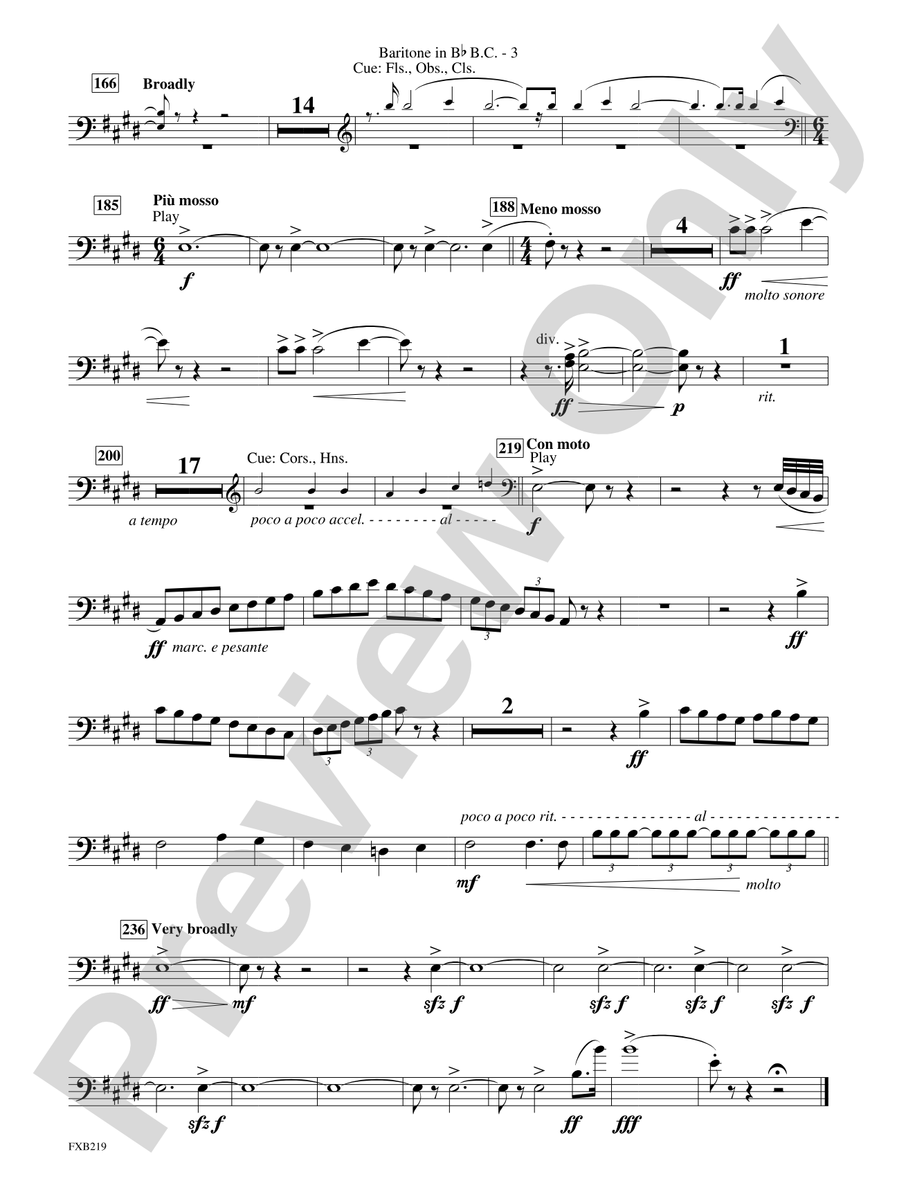 Russian Christmas Music: (wp) B-flat Baritone B.C.