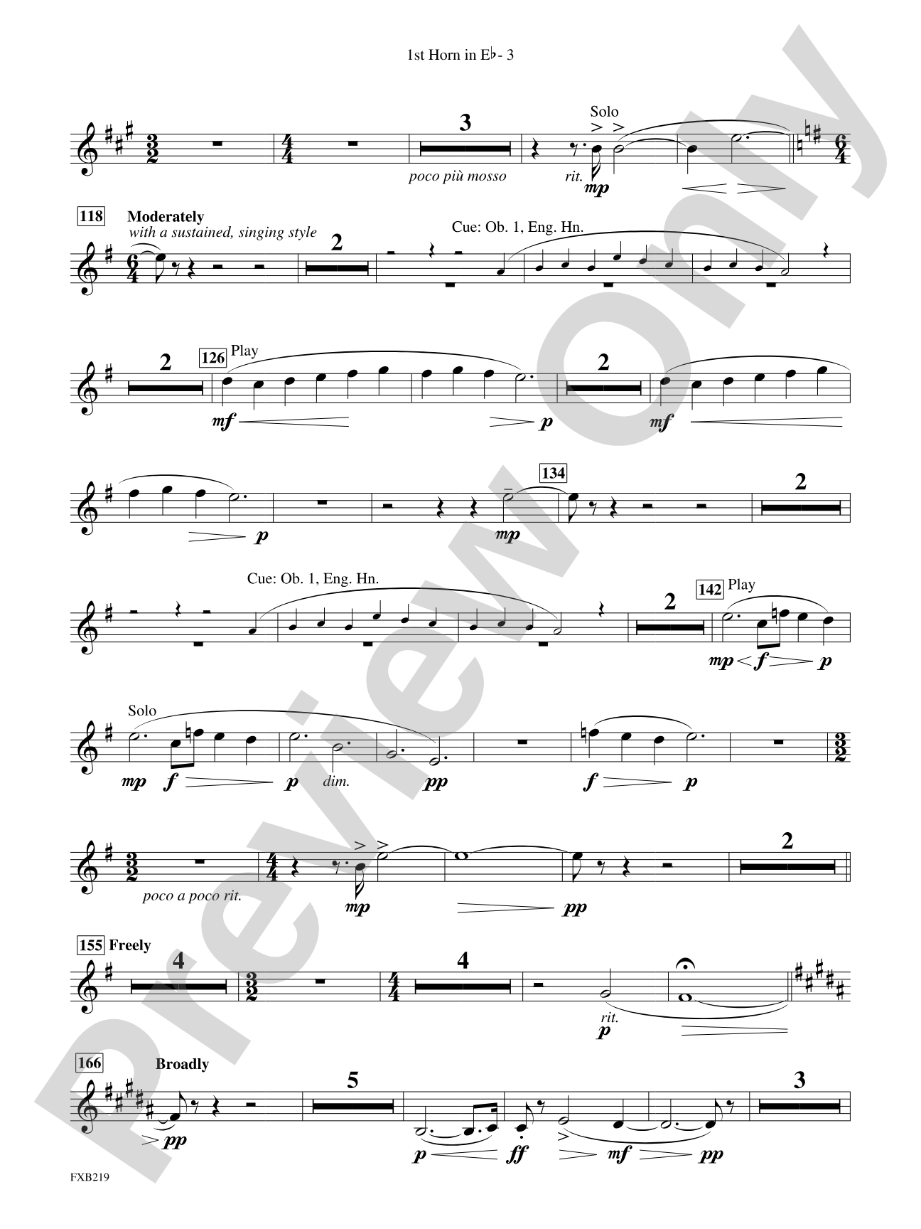 Russian Christmas Music: (wp) 1st Horn in E-flat