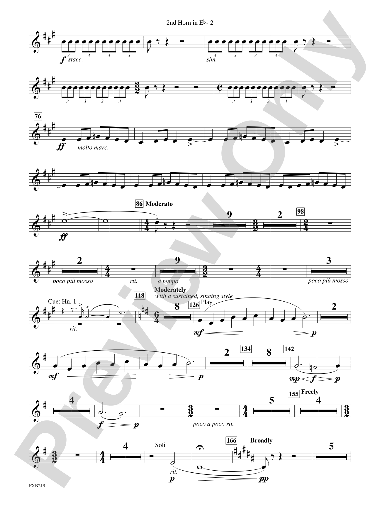 Russian Christmas Music: (wp) 2nd Horn in E-flat