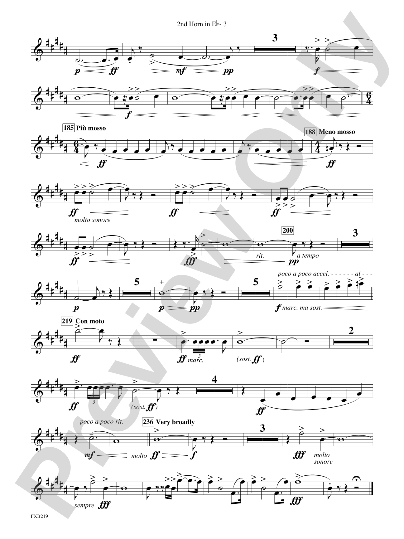 Russian Christmas Music: (wp) 2nd Horn in E-flat
