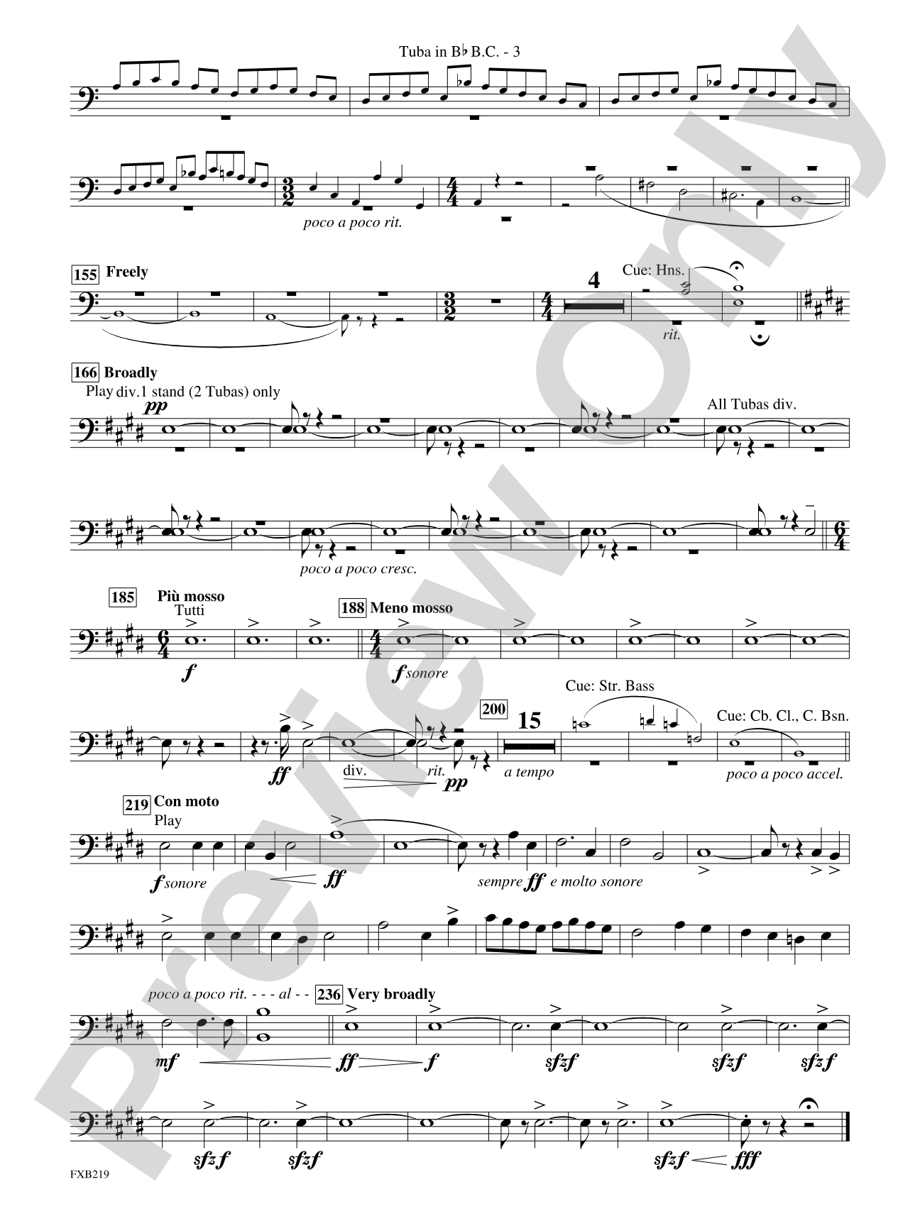 Russian Christmas Music: (wp) B-flat Tuba B.C.