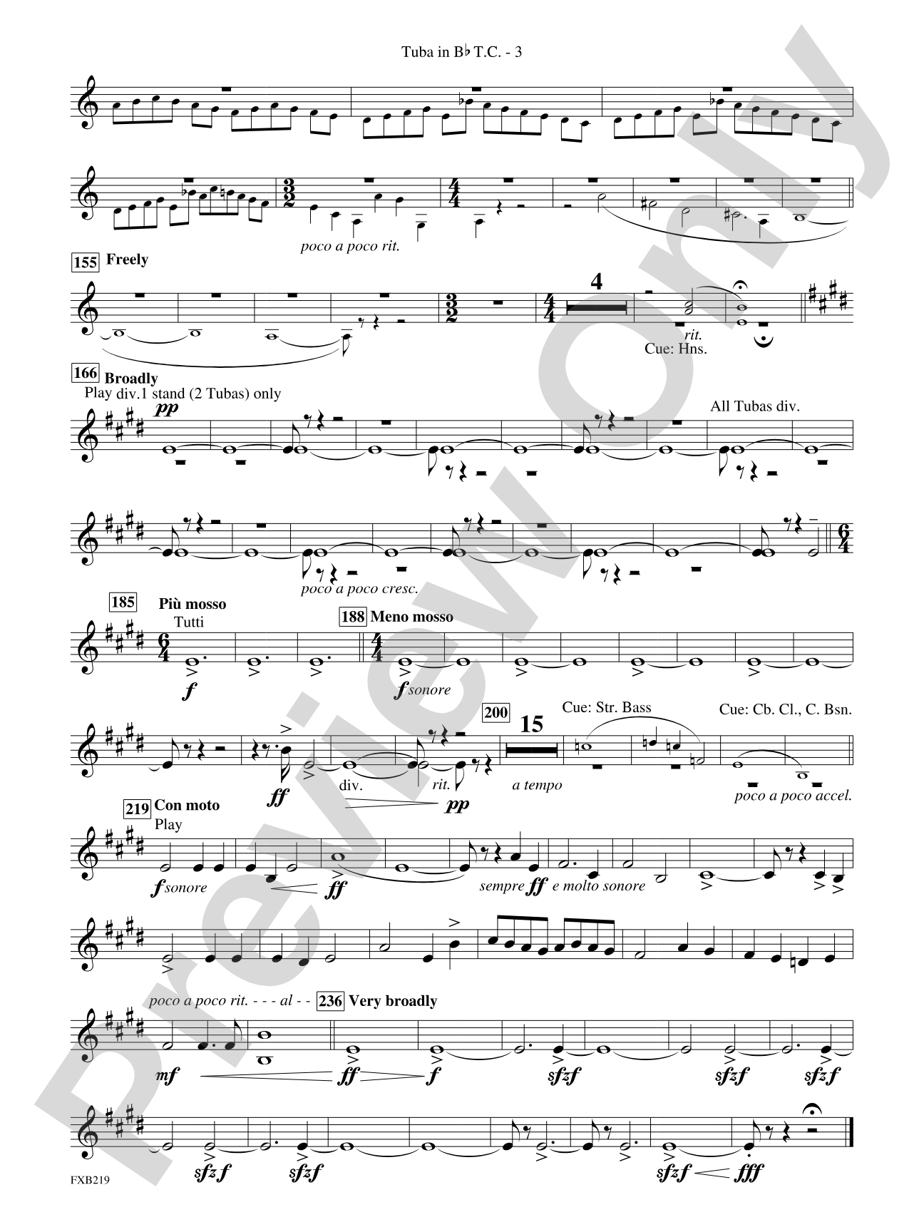 Russian Christmas Music: (wp) B-flat Tuba T.C.