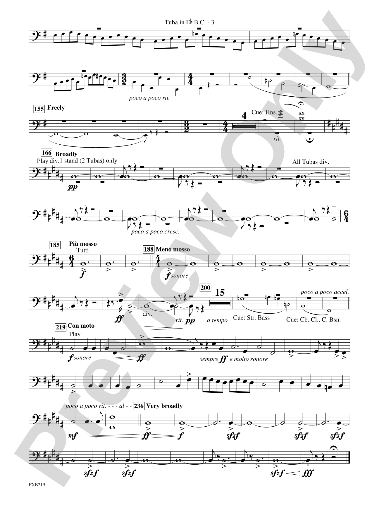 Russian Christmas Music: (wp) E-flat Tuba B.C.