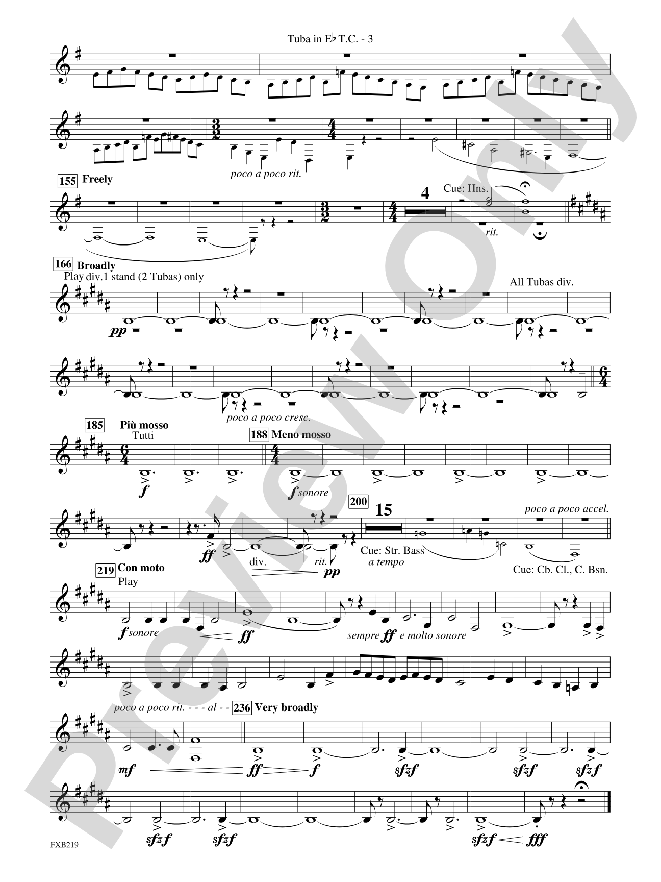 Russian Christmas Music: (wp) E-flat Tuba T.C.