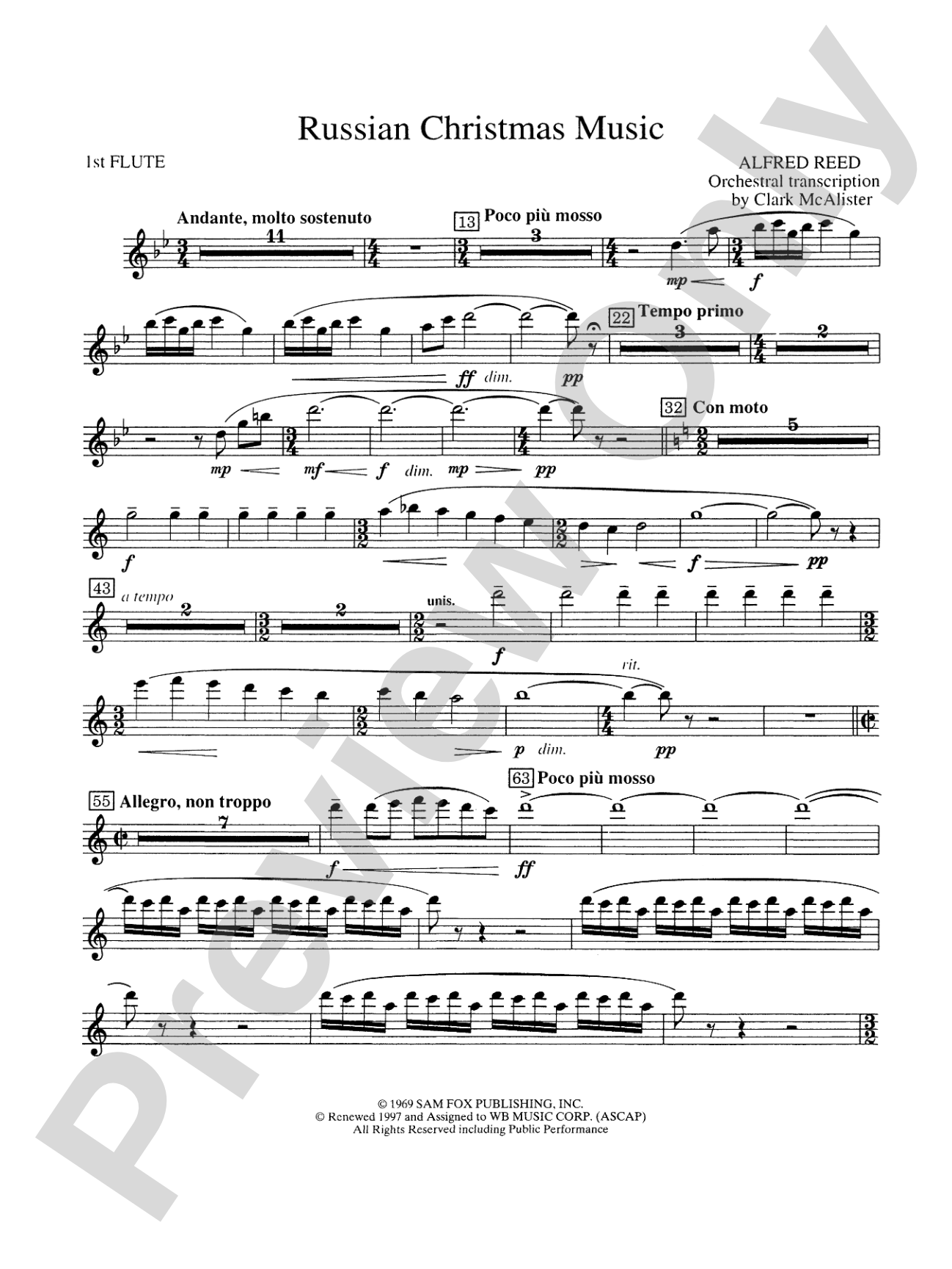Russian Christmas Music: Flute