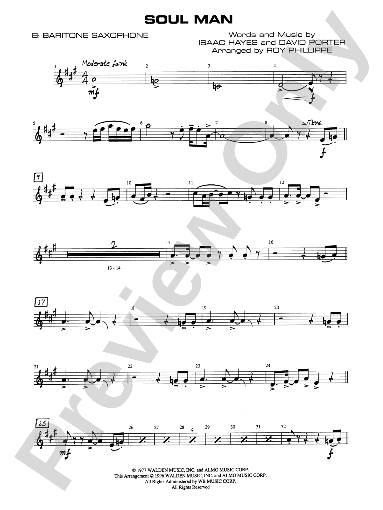 Soul Man: E-flat Baritone Saxophone