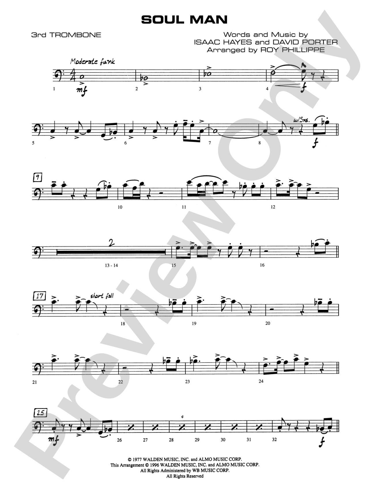 Soul Man: 3rd Trombone